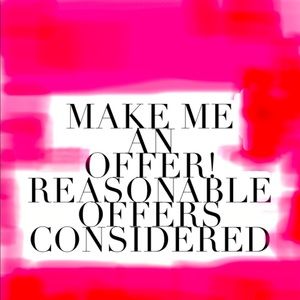 If you like something make an offer